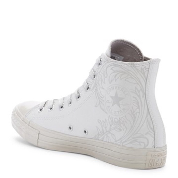 🔥Converse Chuck Taylor All Star HighTop Silver NWT - Picture 4 of 8